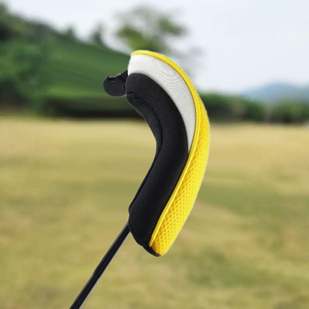 Woods Cover Mesh Golf Headcover Polyester Golf Club Head Covers Portable Driver Protector