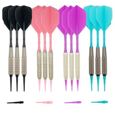 Набор дартс из 12 штук House Darts для начинающих, для тренировок и начинающих, со 100 наконечниками и встроенными оперениями
