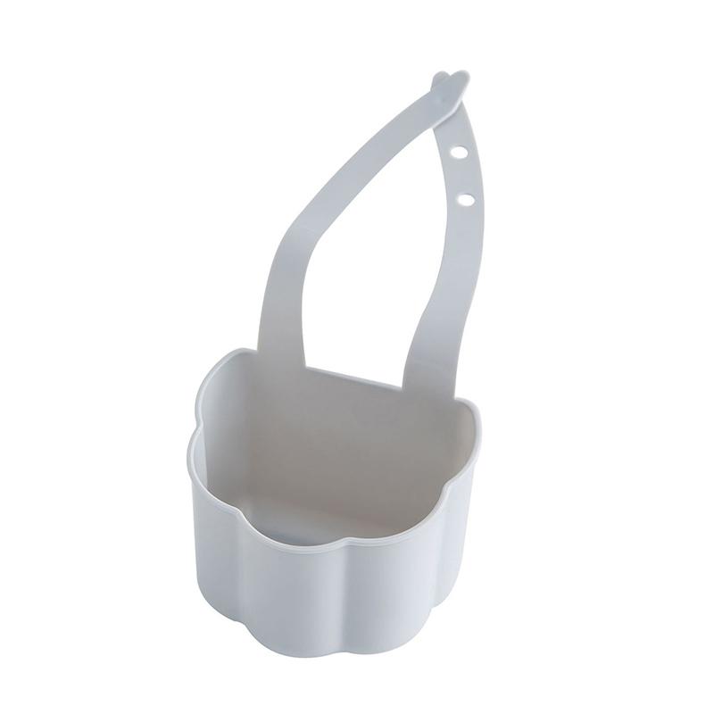 Подставка для слива кухонной раковины Подвесной держатель для мыла Полка Регулируемая корзина для хранения Держатель для смесителя в ванной Кухонные принадлежности