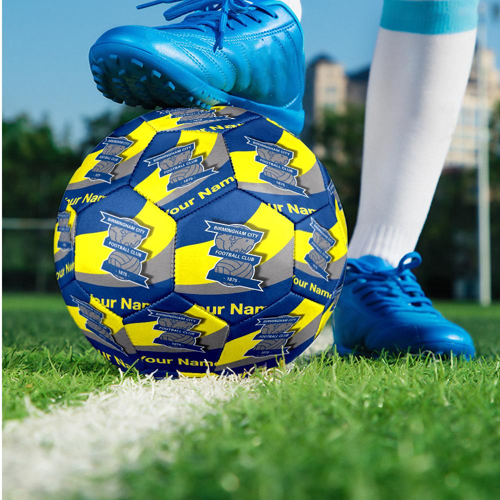 BIRMINGHAM CITY Football Fashion Size 5 Football Wearproof Non‑Slip Soccer Ball For Sports Training Entertainment Use