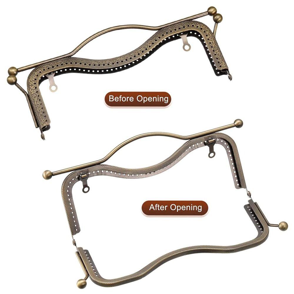 Сумка Фурнитура Кошелек Застежка Рамка Металлическая Сумка Поцелуй Застежка Замок Мини Сумка Застежки Изготовление Сумок