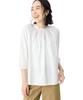 DECOY Shirred Collar Docking White Pullover, Women's, 491223,