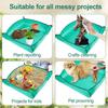 Waterproof Foldable Planting Mat Garden Mat Garden Potting Pad for Flowerpot Transplanting Mixing Soil Plant Pruning Garden Tool