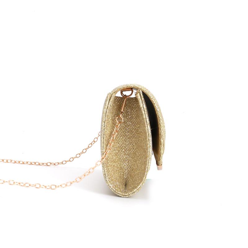 Женский плиссированный вечерний клатч: Цепочная сумка кроссбоди для вечеринок и косметичка для свадебного макияжа