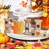 Wooden Fall Signs for Home 4Pcs/Set Maple Leaf Autumn Tabletop Signs Letter Decorations Thanksgiving Gifts