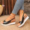 Summer Shoes 2024 Women Sandals Casual Lightweight Wedges Shoes Women Sandals Peep-toe Platform Shoes With Heels Sandalias Mujer