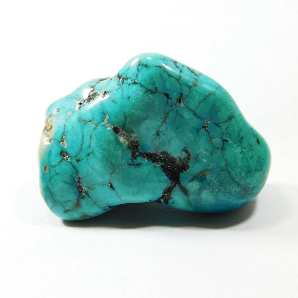 Natural Blue Turquoise Loose Gemstone 100 ct Arizona Rough Slab Crystal for Gemstone Collections