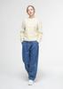 NOWHERE Yellow Gradient Men'S And Women'S Round Knit