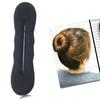 4 Pcs/Set Great Pure Colors Soft Accessories High Quality Hair Bun Shaper for Daily Use