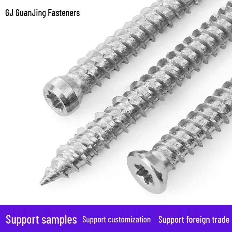 German Style Torx Drive Stainless Steel Self-Cutting and Self-Tapping Screws for Concrete, Doors, and Windows
