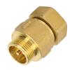 Check Valve Brass Material 1‑Way Streamline Water Meter Thread Reflux Control Tool DN20x25