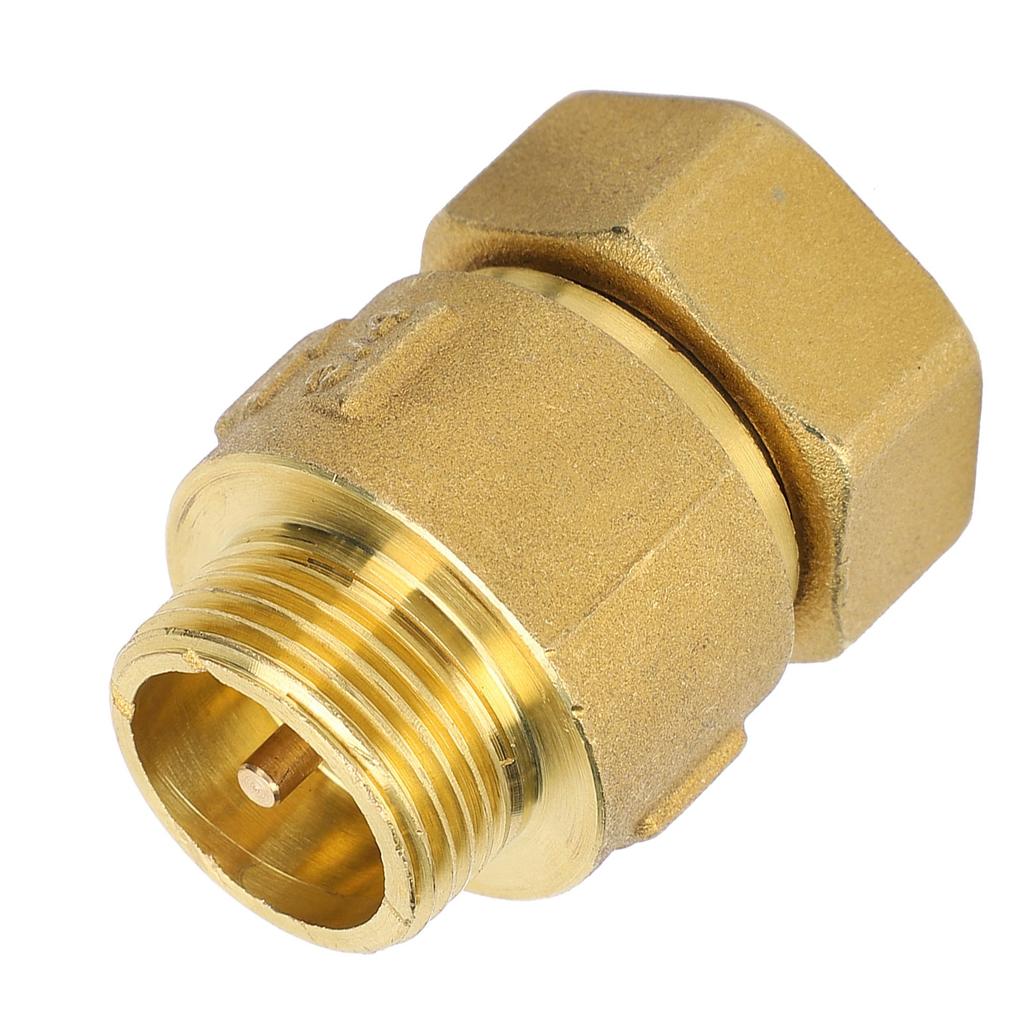 Check Valve Brass Material 1‑Way Streamline Water Meter Thread Reflux Control Tool DN20x25