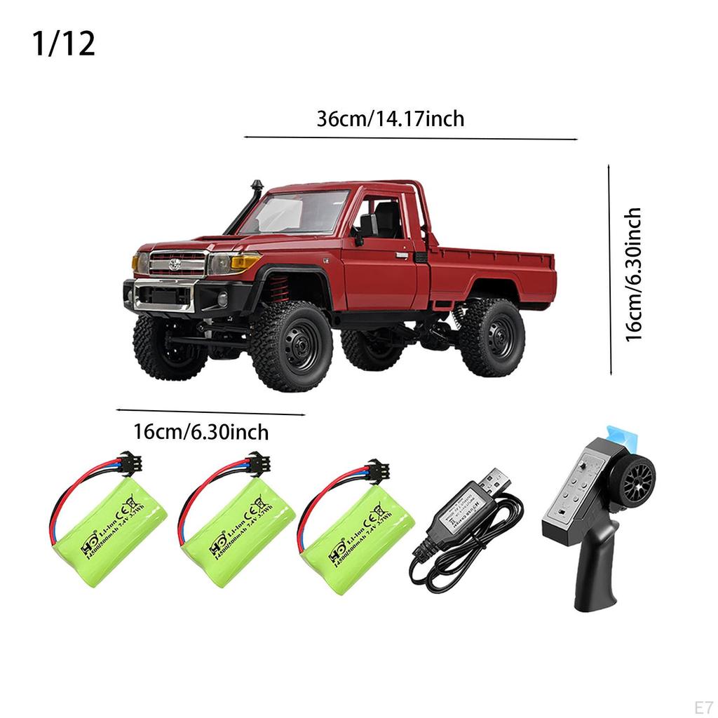 1/12 RC Off Road Car Модель High Race Party Favor Перезаряжаемый автомобиль для скалолазания All Terrains для