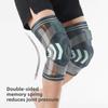 Breathable Silicone Knee Pads for Meniscus Protection, Double Strap Design for Basketball & Cycling