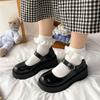 Students Lolita Shoes Patent Leather Mary Janes Shoes  New Women Platform Shoes Buckle Girls Thick Sole Ladies Shoes