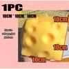 2027 Куб Сырный Гигантский Мялка-Антистресс Формируемый Сжимаемый Декор Не Прыгучий Асмр Сенсорный Антистрессовый Гаджет Подарки 6/7/10/12См