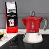 Bialetti Moka Induction Coffee Maker (Red, 6-cup capacity, induction compatible, stovetop