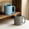 Текстурированная однотонная чашка керамическая кружка бытовая чашка для завтрака чашка для воды для пары простая чашка для кофе с молоком