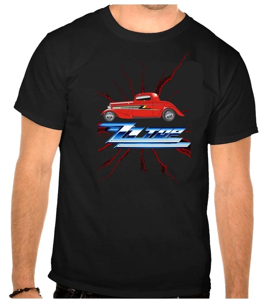 Zz Top Zztop Rock Music Logo Black TShirt 1227