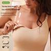 Seamless Ribbed Wireless Maternity Nursing Bra and Beautiful Back Vest
