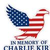 Patriotic Eagle Flag Stickers Charlie Kirk Freedom-Themed Decals for Car Laptop Skateboard Luggage Creative Patriotic Design Bumper Fridge Sticker