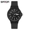 SANDA Personalized Creative Dual Calendar Electronic Quartz Men's and Women's Same Style Couple Watch