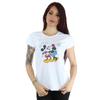 Disney Womens/Ladies Mickey And Minnie Kiss Cotton T-Shirt