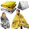 Windproof Thermal Foil Blanket Mylar Foil Reflective Space Blanket Hiking