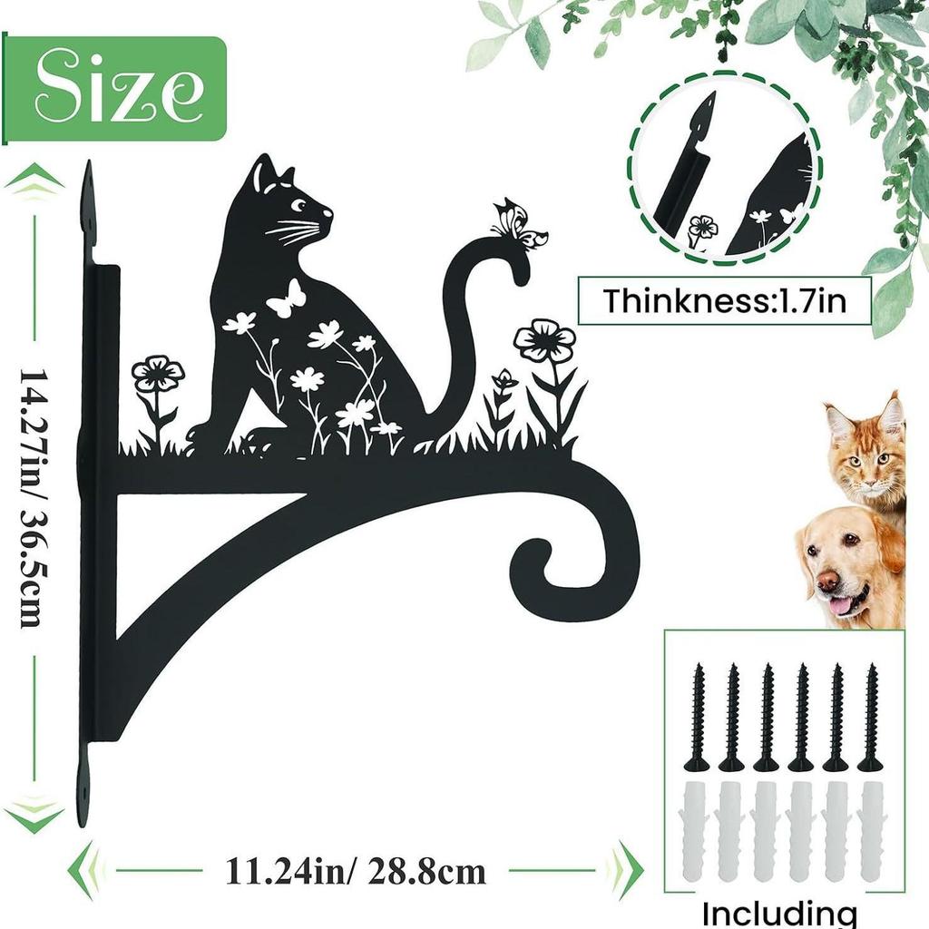 Прочные Железные Крючки для Подвесных Растений и Одежды с Декоративным Силуэтом Гнома для Использования Внутри и Снаружи