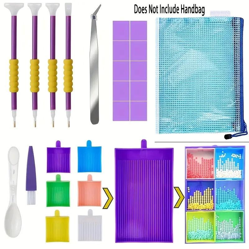 DIY Diamond Painting 60 Slot Diamond Painting Accessories Kit for Diamond Art Rhinestone Jewelry Beads Organizer and Storage