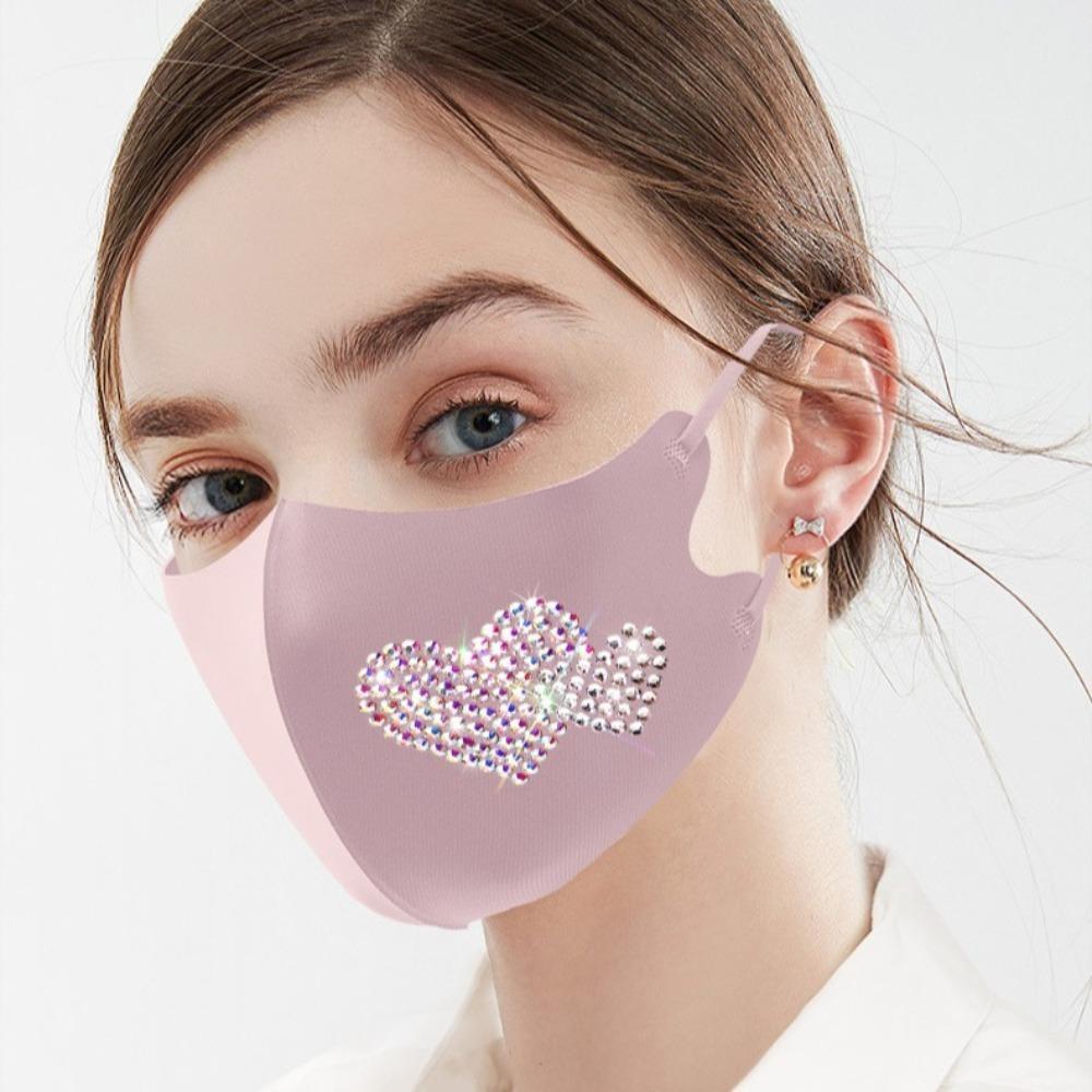 Anti-UV Ice Silk Mask Washable Riding Face Mask New Anti-sun Mask  Four Seasons