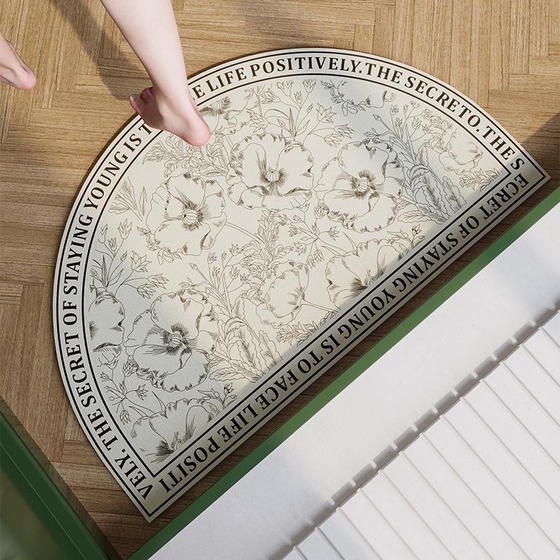 Ретро Американский Стиль Диатомовая Земля Коврик для Пола, Абсорбирующий Коврик для Двери Ванной Комнаты, Нескользящий Коврик для Ног для Входной Двери