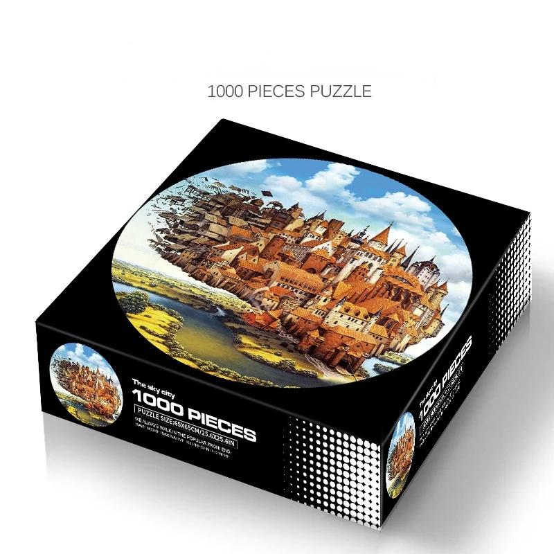 Пазл из 1000 деталей для взрослых. Сложный. Большой размер. Игрушки-пазлы. Можно использовать как настенное украшение для дома. Подарок.