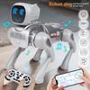 X1 RC Робот Симуляция Интеллектуальная Механическая Собака Приложение Программирование Пульт Дистанционного Управления Голосовой Диалог Световой Индикатор Настроения Милое Выражение Лица Свет