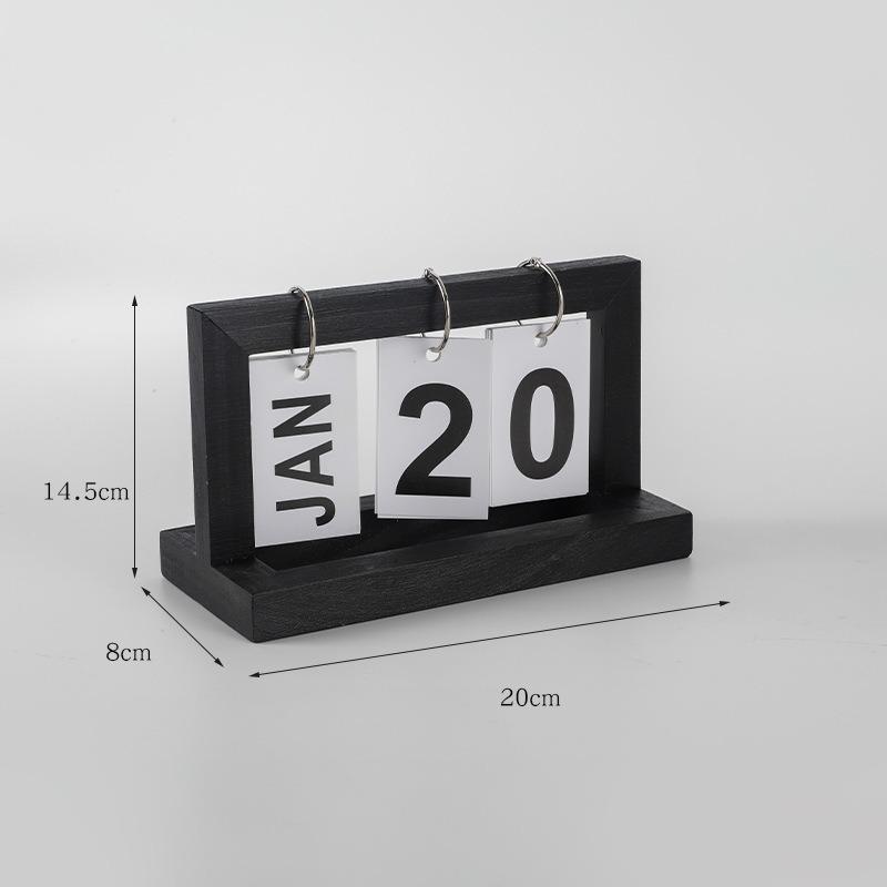 Деревянный настольный календарь своими руками в минималистском стиле для гостиной, офиса, украшения стола, вечный календарь, домашний декор, подарок