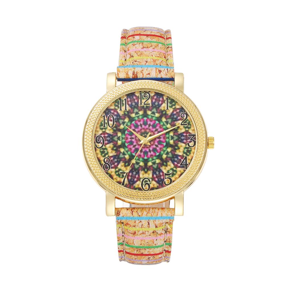 Новые женские часы студенческие наручные часы под дерево вертушка ретро полоса кожаный ремешок часы в этническом стиле