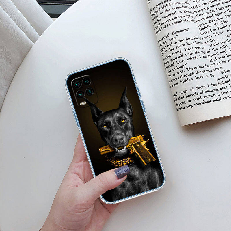 MH42 Dobermann Dog Phone Case for Motorola Edge 20 30 S30 40 50 Fusion Lite Plus Pro Neo Ultra One Power Action Macro Hyper Vision Zoom