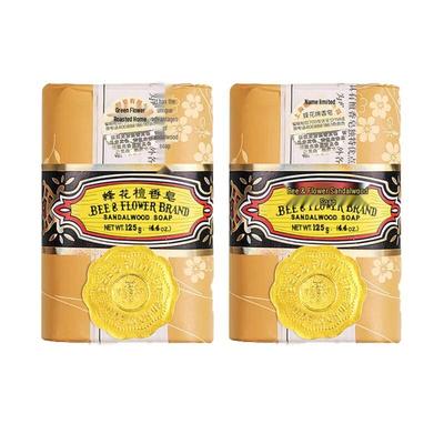 Мыло с ароматом сандала Bee & Flower - 2 x 125 г