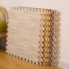 4pcs EVA Foam Wood Grain Puzzle Mat Waterproof Floor Pad Rug Foam Puzzle Mat  Living Room