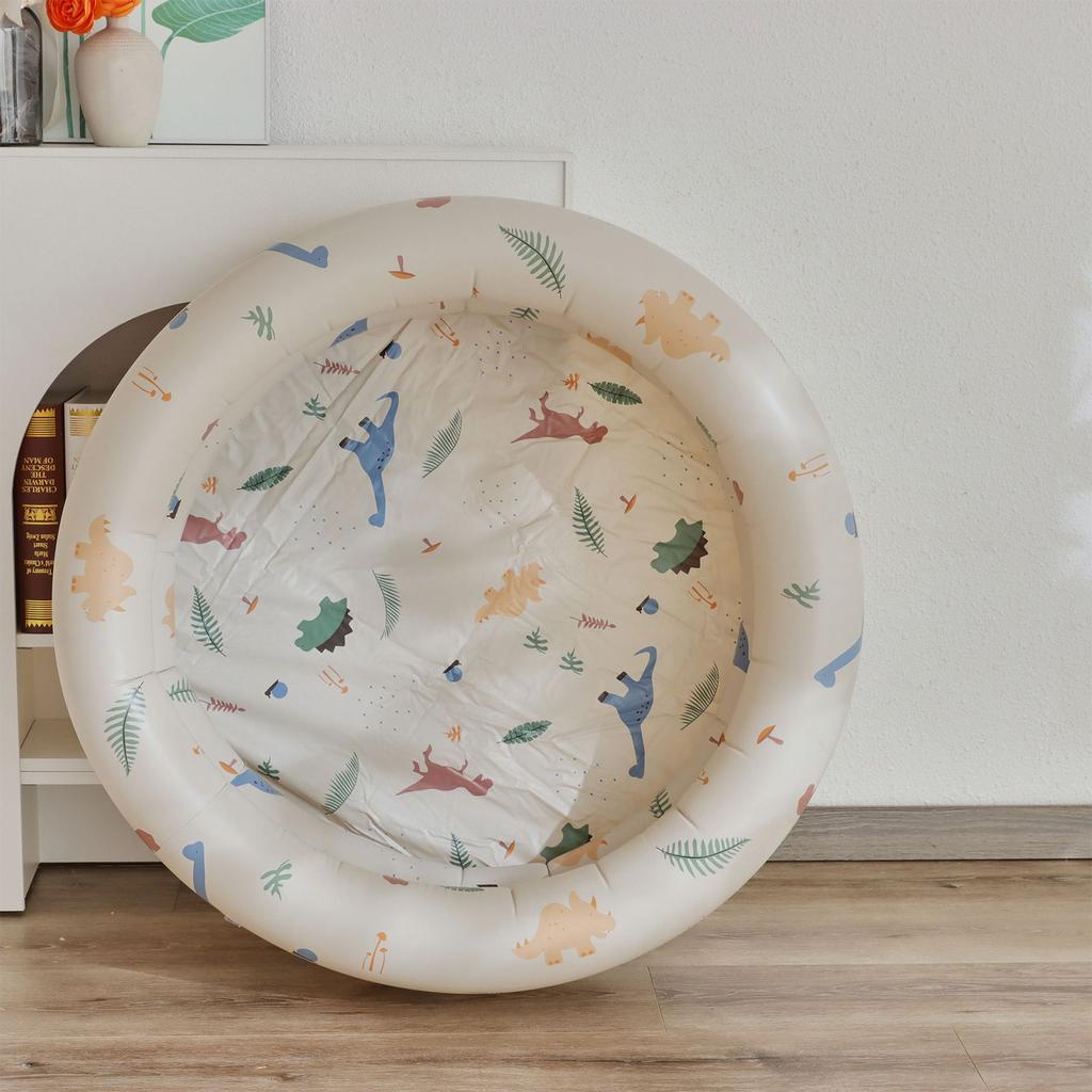 Надувной детский бассейн с шариками круглой формы, многофункциональный защитный забор из ПВХ, герметичный плавательный бассейн