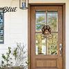 Wooden Welcome Sign for Front Door, Decorative Dog Paw Wall Hanging Plaque with Durable Porch Display Hemp Rope Pet Lovers, Home Decor Indoor Outdoor