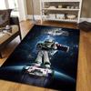 1pc Buzz Lightyear Pattern Area Rug Soft Flannel Floor Mat for Living Room,Office,Bedroom and Carpet,Sofa Coffee Table Floor Mat