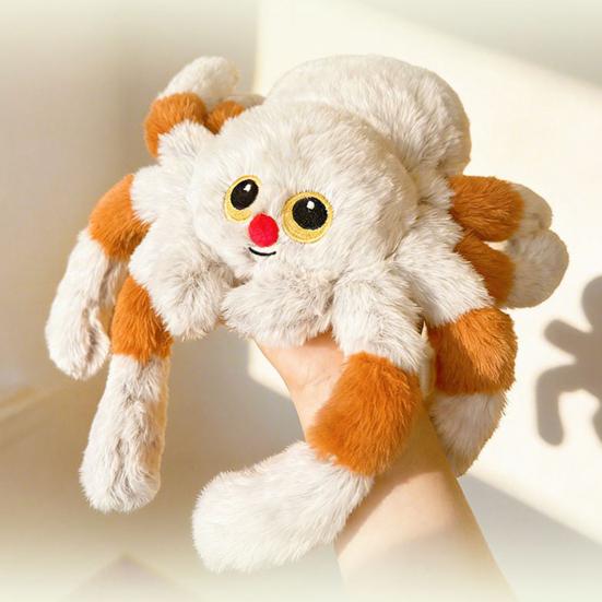 Плюшевая игрушка Паук 30/50 см Мягкое Чучело Животное Красный Нос Большие Глаза Симуляция Кукла Паук Оригинальный Подарок для Детей Взрослых