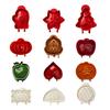 12Pcs Mini Hand Pie Molds with Dough Presser Thickened Plastic Cookie Mold for Holiday Baking Apples Pumpkin Acorn Shaped Acorn Pastry Cutters