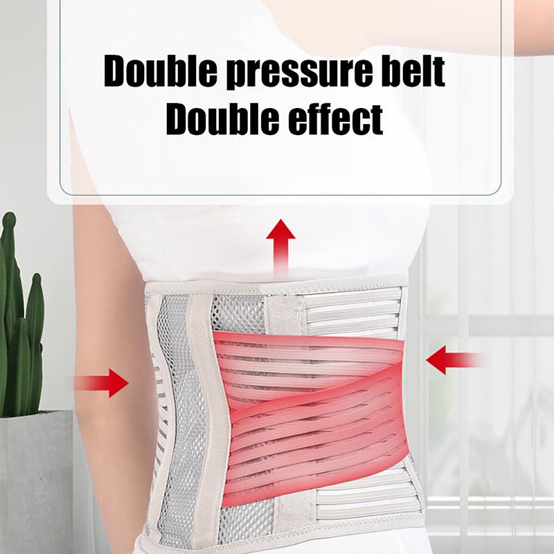 Поясничный поддерживающий поясной ремень, оздоровительная терапия, дышащий корсет для поддержки позвоночника