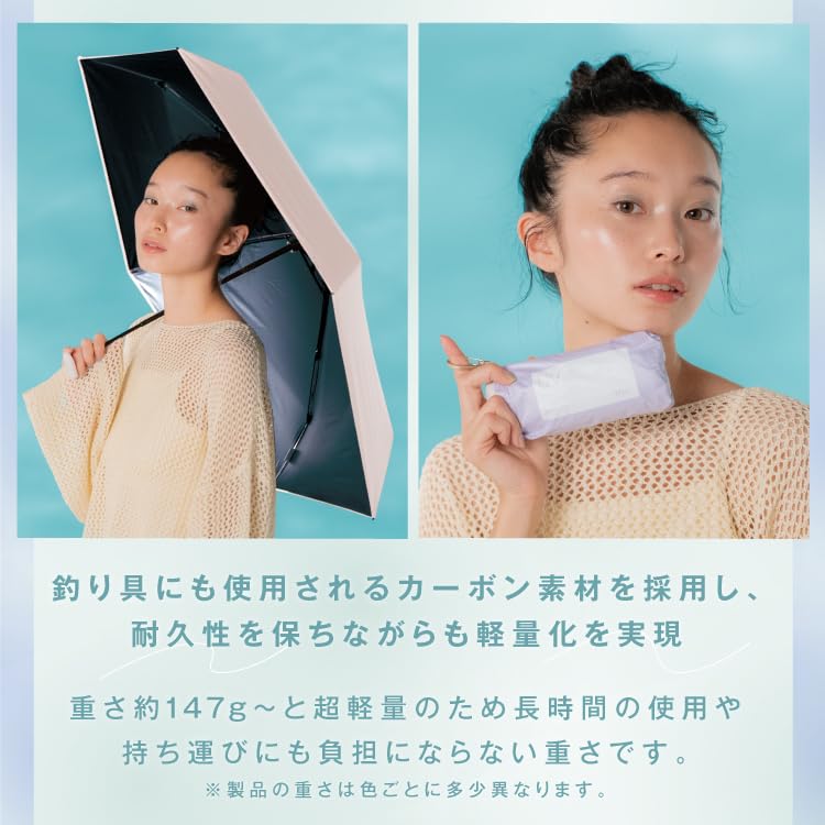 2025 and Compact Sunshade Aerial Tiny Parasol In Lavender Light UV UPF Heat Suitable for Rain or Lightweight Folding Umbrella for and Stylish and Cute