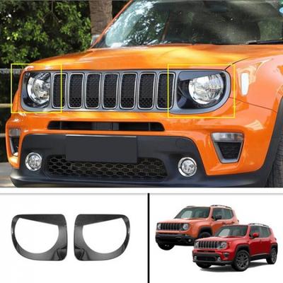 Подходит для   Jeep Renegade Передний Свет Фара Лампа Злые Глаза Декоративная Накладка