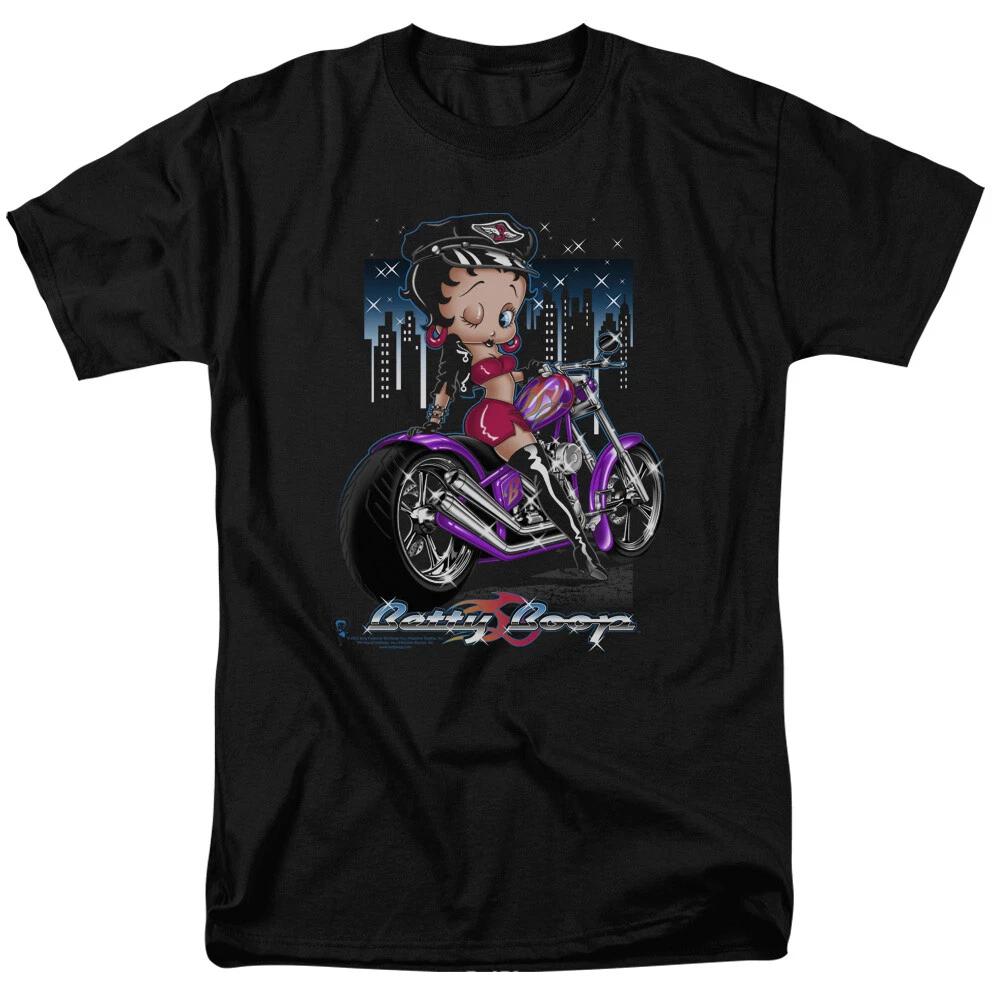 Betty Boop "City Chopper" T-Shirt - Regular or Tank - to 6X
