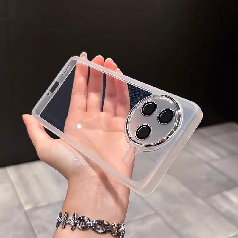 Applicable to Redmi K80 mobile phone case electroplated Xiaomi 17Pro Max lens film frame 15 all-inclusive anti-drop protective case