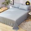 Pure Color Washed Cotton Flat Sheet for Baby Adults Single Double Queen King Cadar Bed Flat Bedsheets Bedspread
